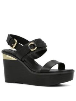 Aldo Flora Two Strap Buckle Wedge